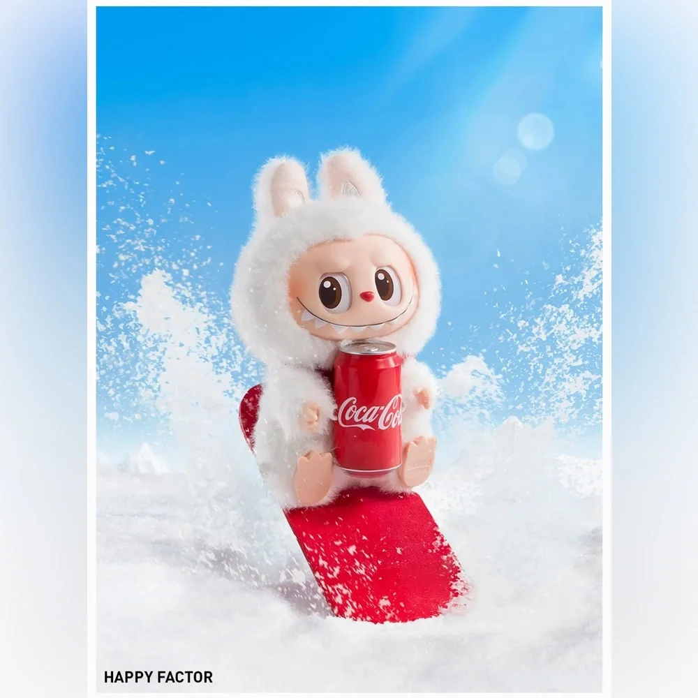 Pop Mart The Monsters Happy Factor Coca Cola Coke Series Labubu Face Pendant - Picture 2 of 12